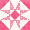 Doris's Delight quilt block www.dlstewart.com